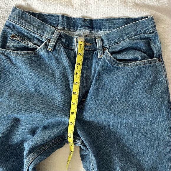 LEE Vintage High-Rise 5-Pocket Cropped Denim Jeans Size 32 - Picture 6 of 7